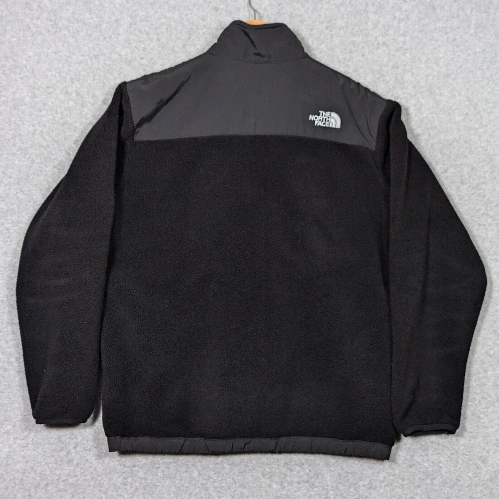 The North Face Fleece Jacket Boys XL Full Zip Black Polartec